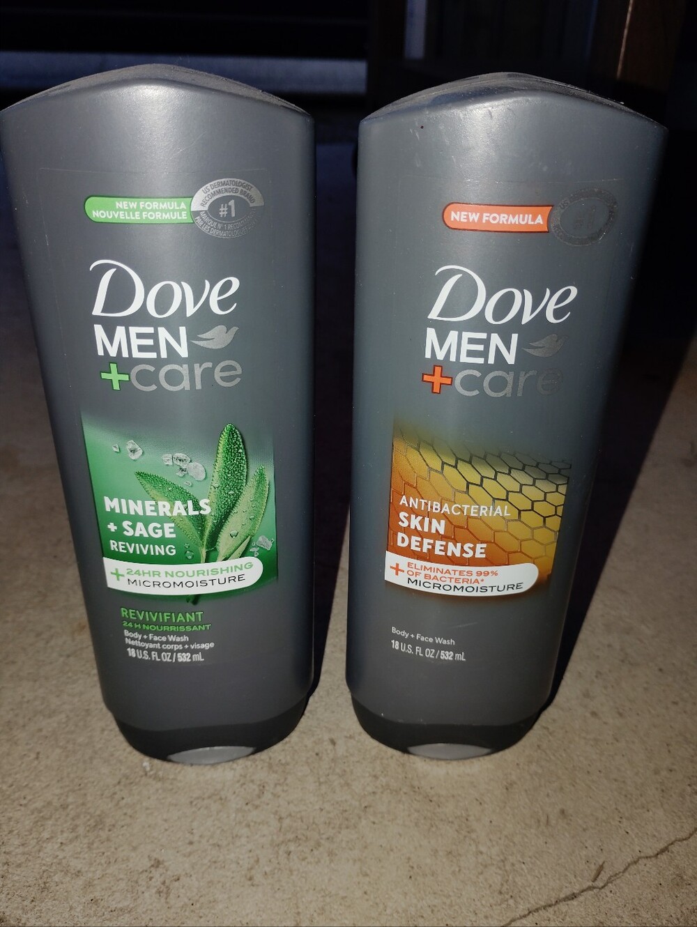 Dove Men+Care Hydrating Clean Comfort Body Wash - Gray